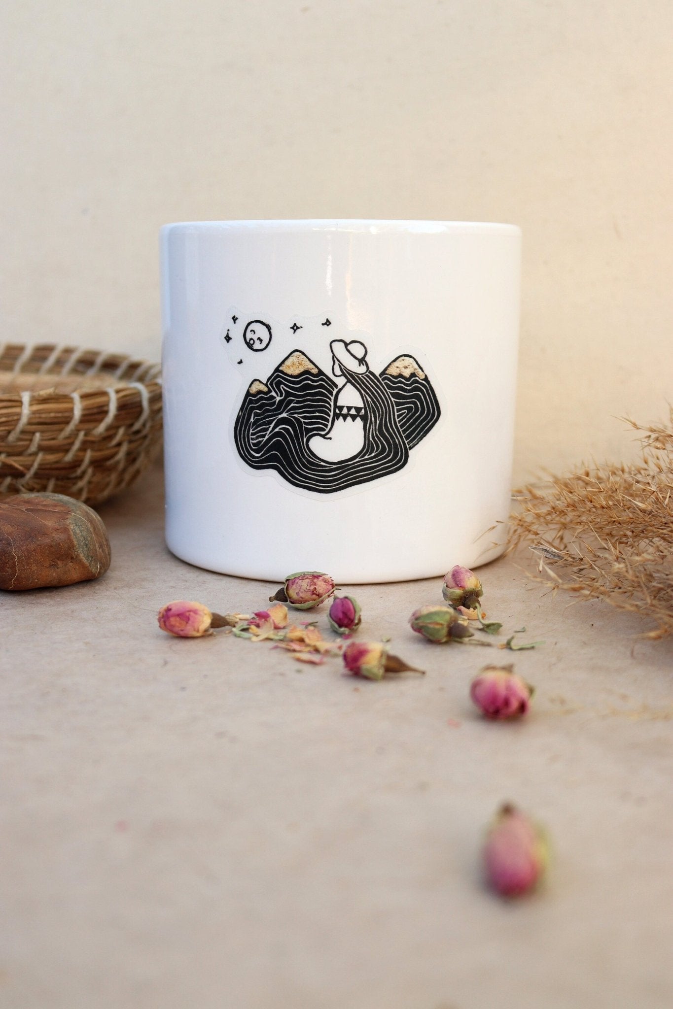 Mutter der Berge Aufkleber - art.from.ilkas.heart