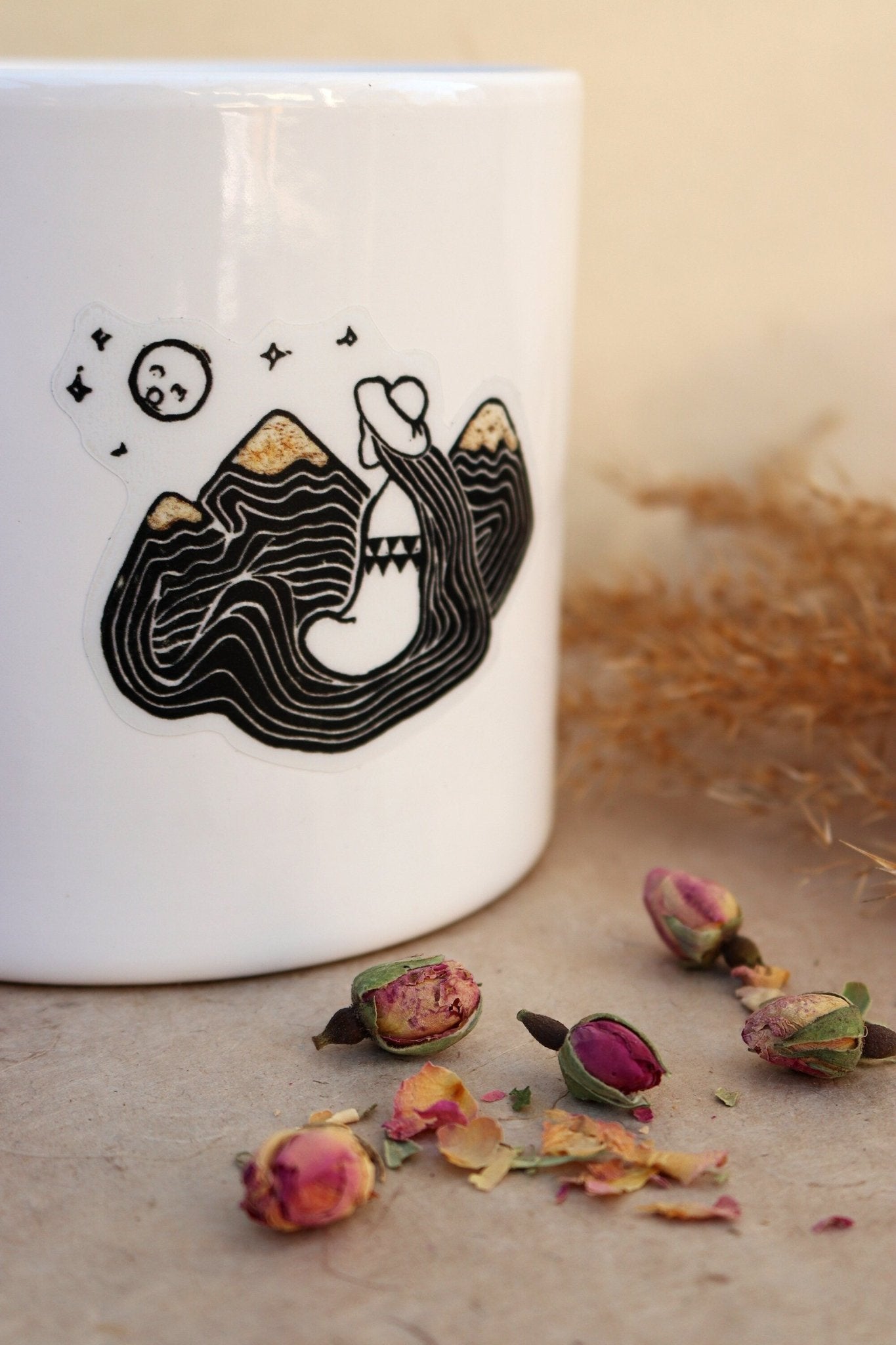 Mutter der Berge Aufkleber - art.from.ilkas.heart