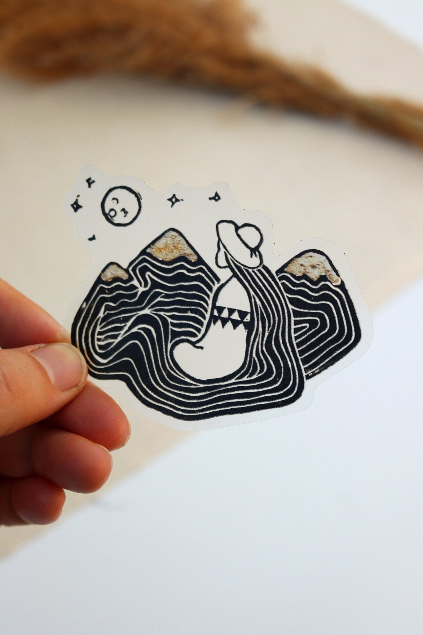 Mutter der Berge Aufkleber - art.from.ilkas.heart