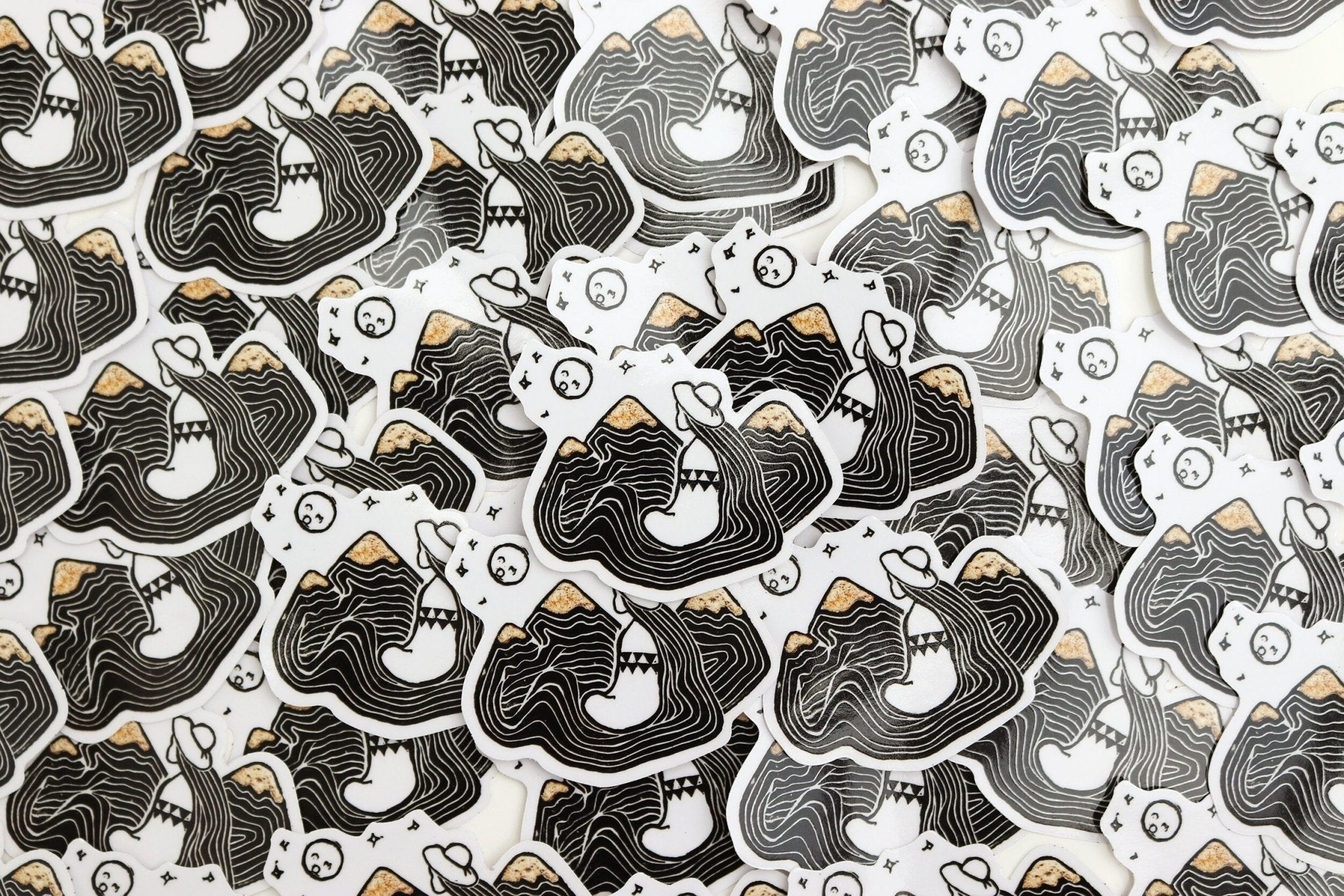 Mutter der Berge Aufkleber - art.from.ilkas.heart