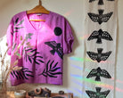 Night Spirit Bluse Lila - art.from.ilkas.heart  