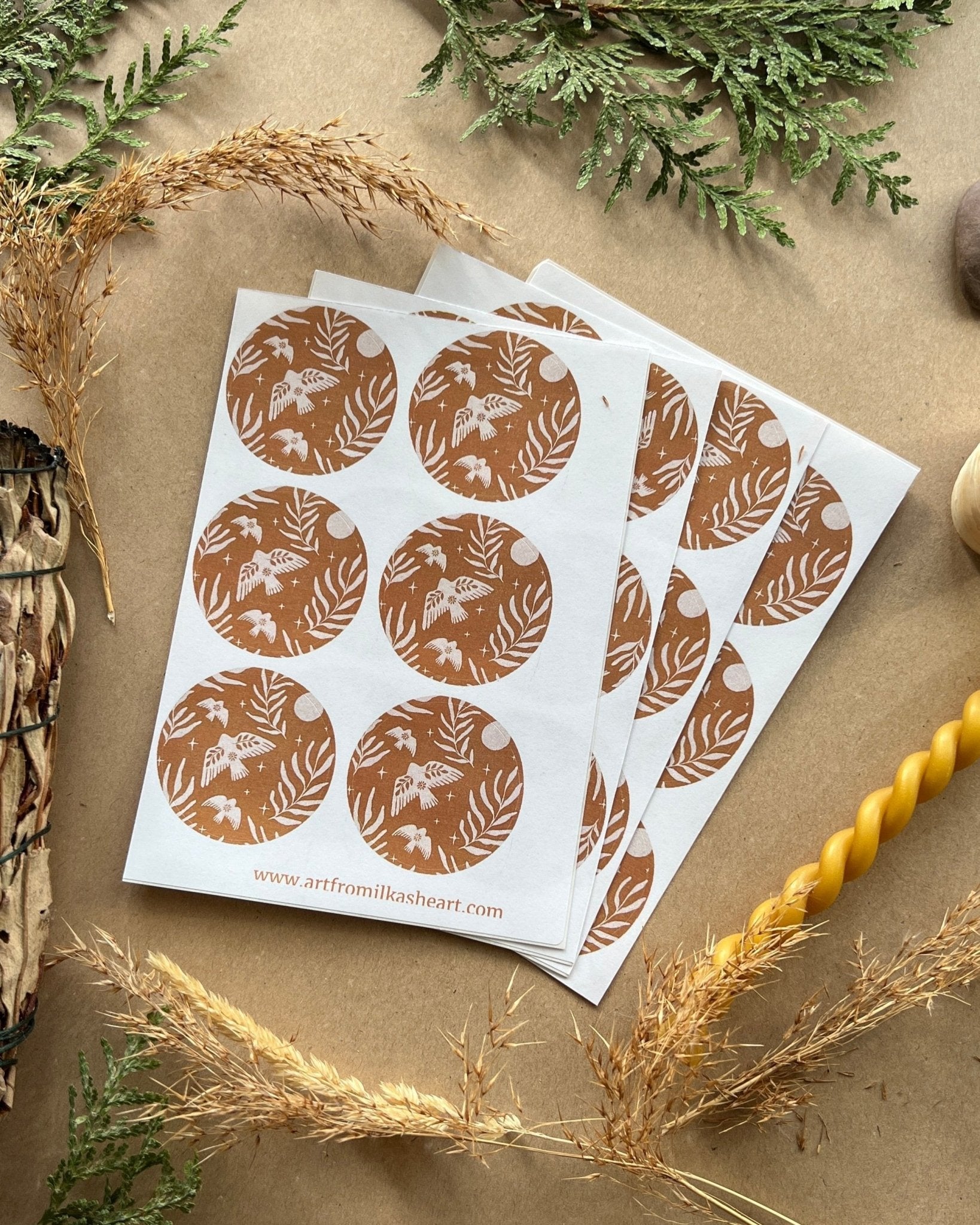 Night spirit Stickerbogen - art.from.ilkas.heart