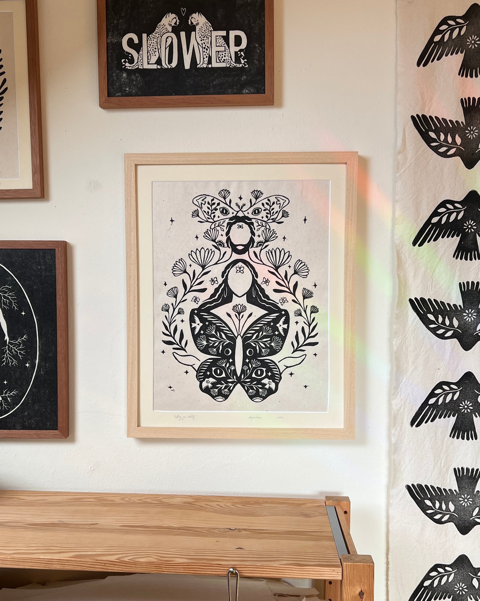 Rahmen & Passepartout für Calling you softly - art.from.ilkas.heart