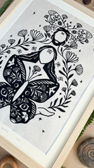 Rahmen & Passepartout für Calling you softly - art.from.ilkas.heart  