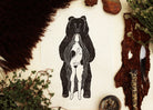 Bärengöttin Linoldruck - art.from.ilkas.heart  