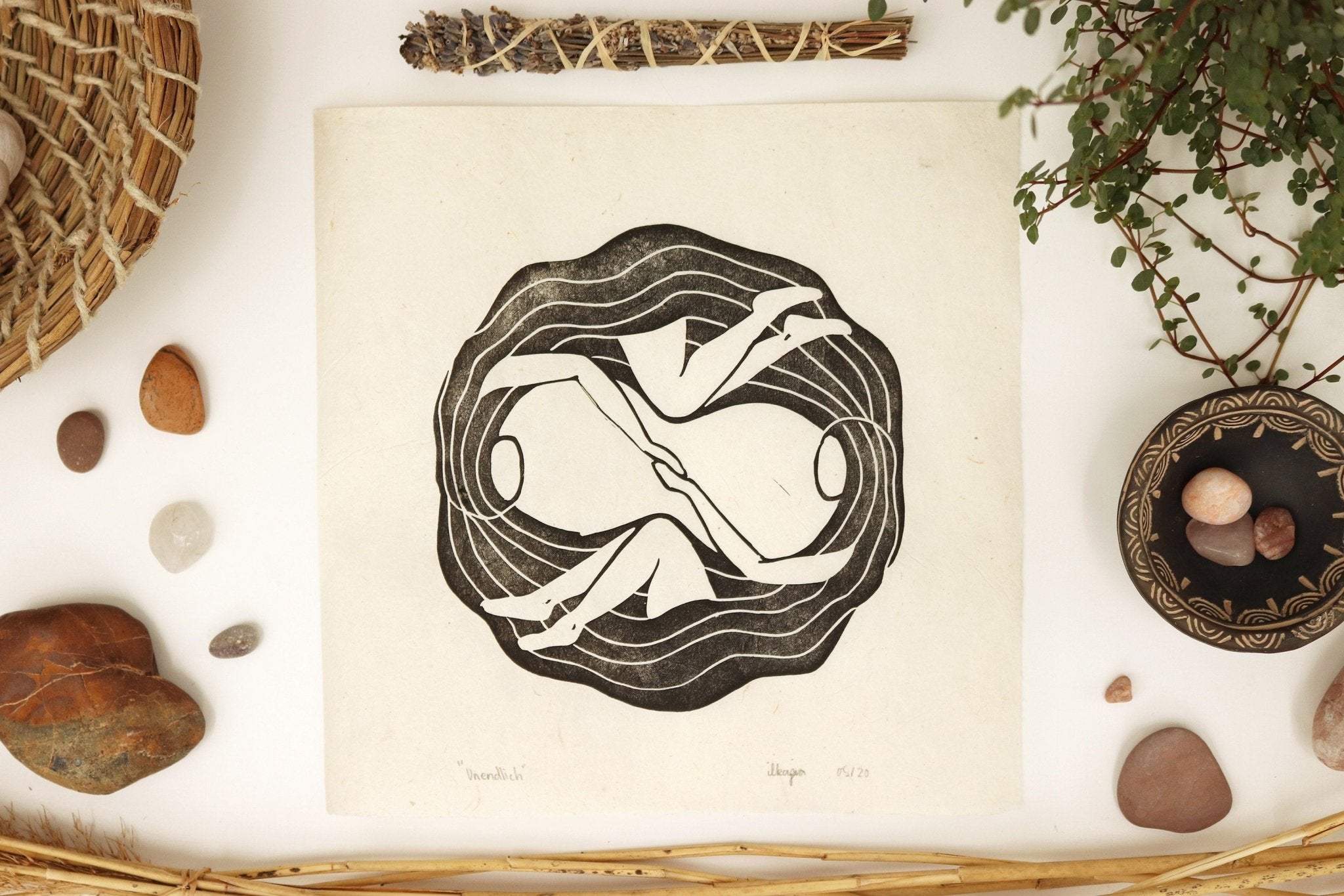 Rahmen & Passepartout für die Unendlichkeit - art.from.ilkas.heart