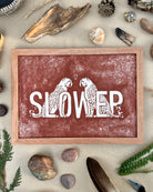 Rahmen für Slower Linoldruck - art.from.ilkas.heart  