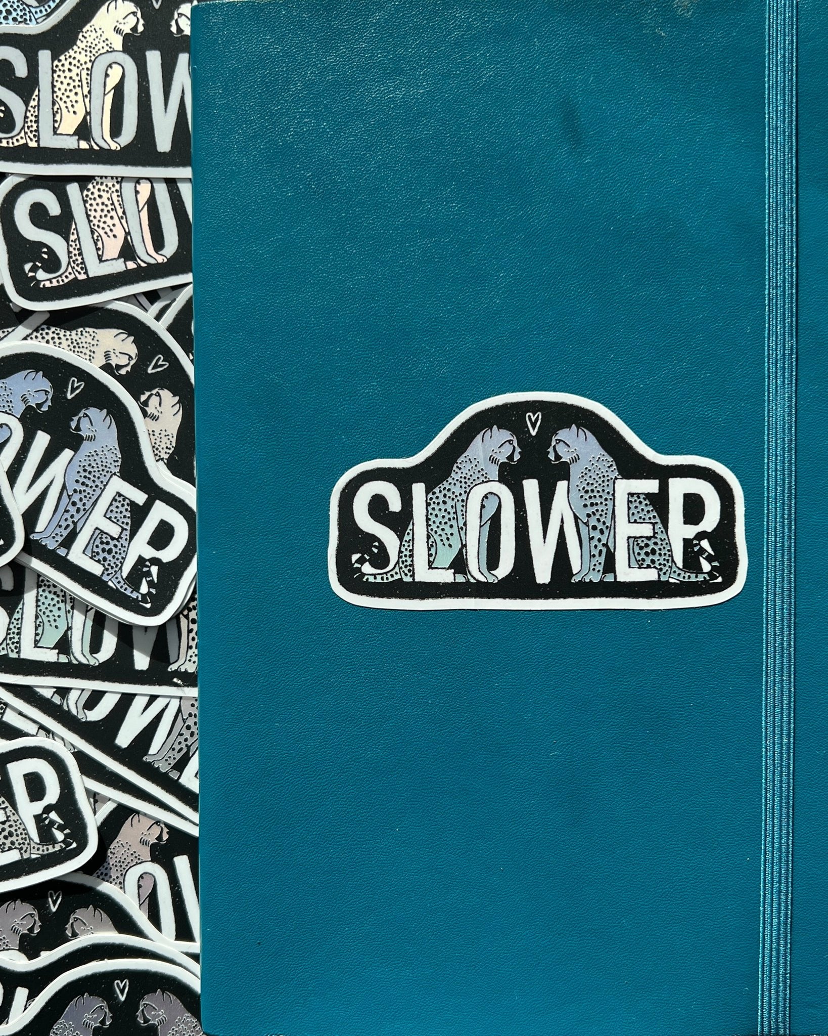 Slower Holografischer Aufkleber - art.from.ilkas.heart