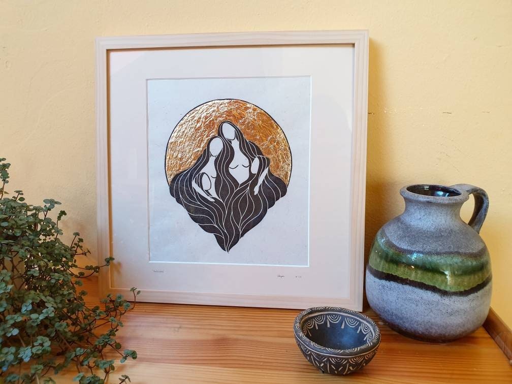 Rahmen & Passepartout für die Soul Sisters - art.from.ilkas.heart