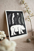 The Guidance Linoldruck - art.from.ilkas.heart  