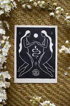 The Healer Linoldruck - art.from.ilkas.heart  