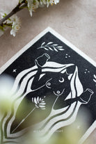 The Peace Bringer Linoldruck - art.from.ilkas.heart  