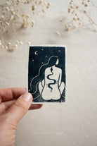 The Serpent Mini Linoldruck - art.from.ilkas.heart  