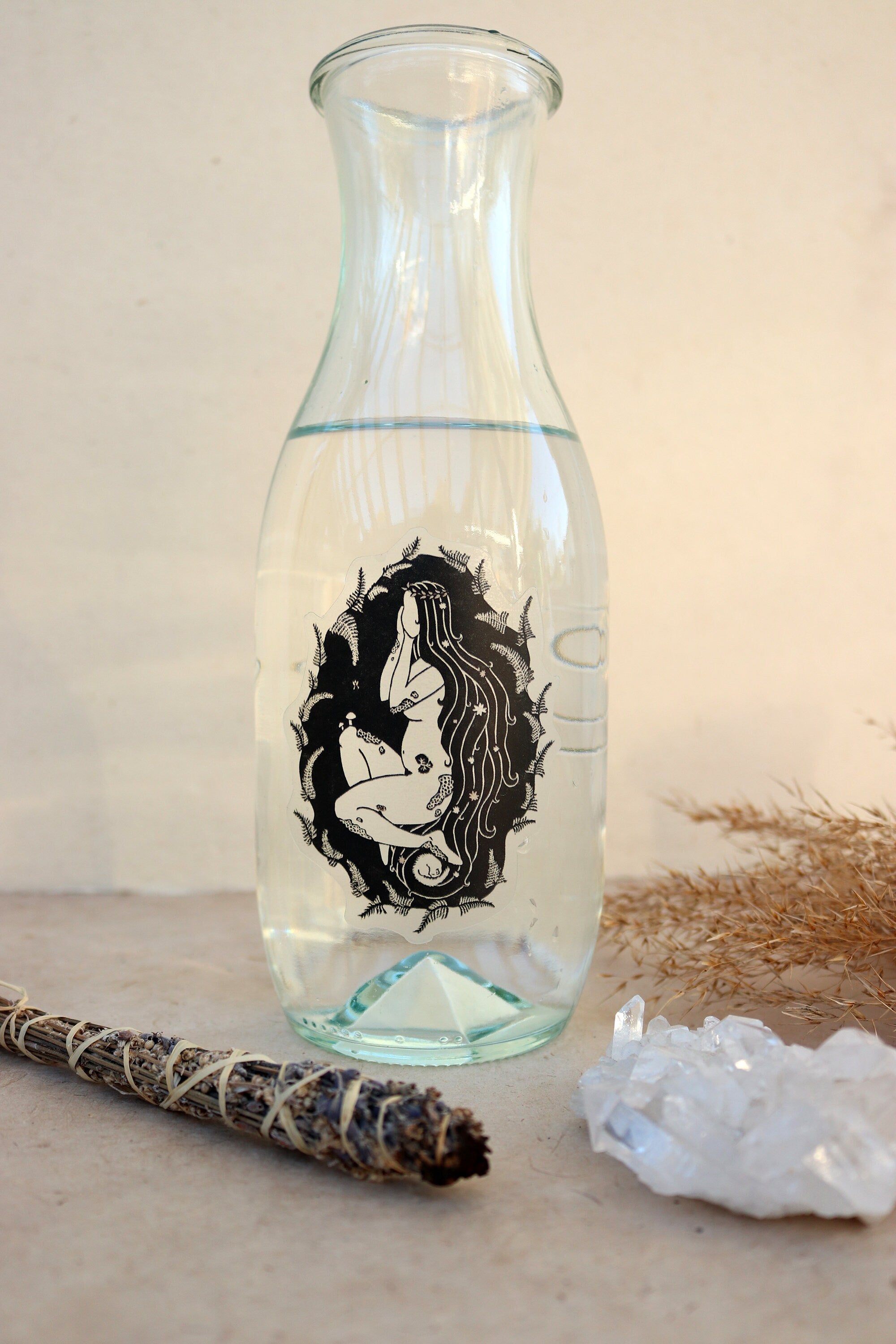 Tochter der Erde Aufkleber - art.from.ilkas.heart  