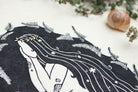 Tochter der Erde Linoldruck - art.from.ilkas.heart  