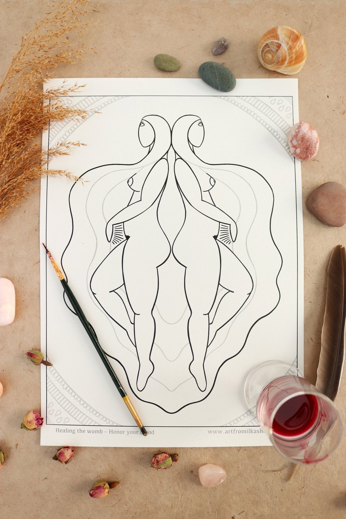 Malvorlagen – zum Ausdrucken für zu Hause - art.from.ilkas.heart