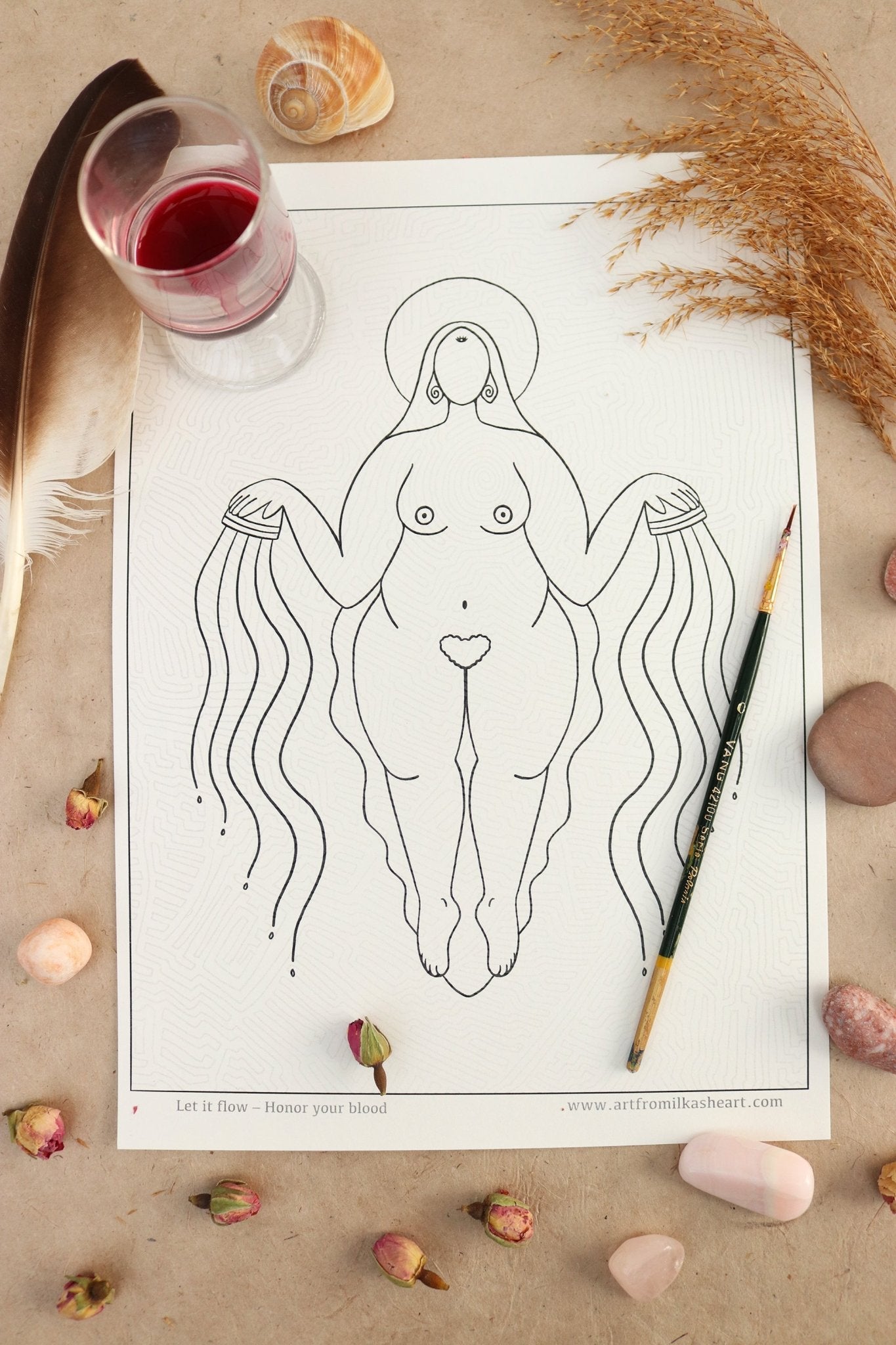 Malvorlagen – zum Ausdrucken für zu Hause - art.from.ilkas.heart