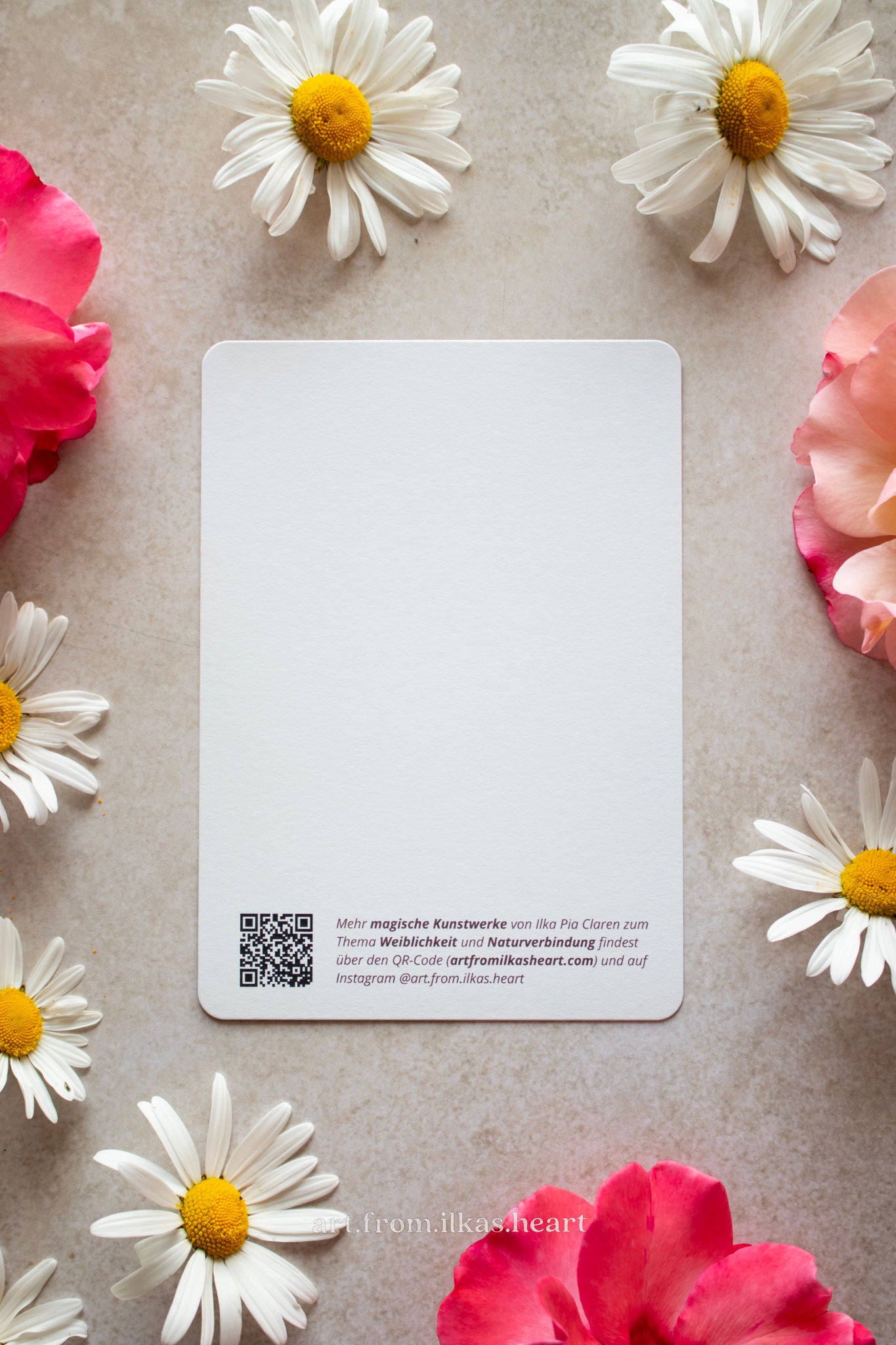 Vulva Göttin Postkarte - art.from.ilkas.heart